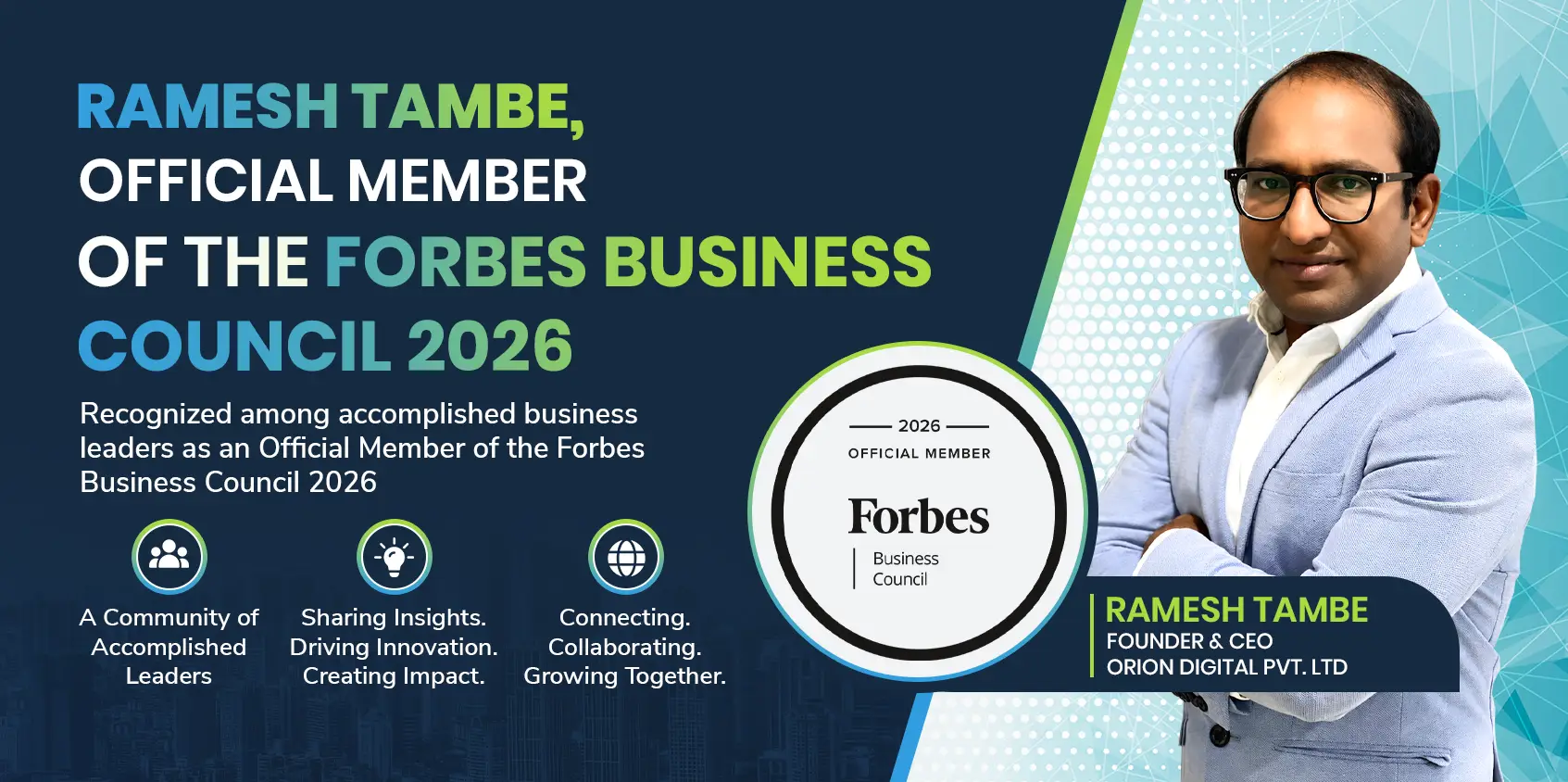 Ramesh Tambe - Forbes Business Council 2026